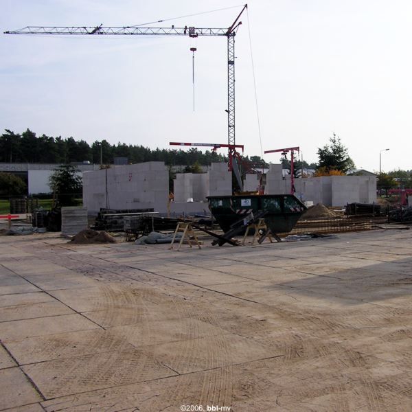 der Rohbau entsteht © 2006 Betrieb für Bau und LiegenschaftenMecklenburg-Vorpommern