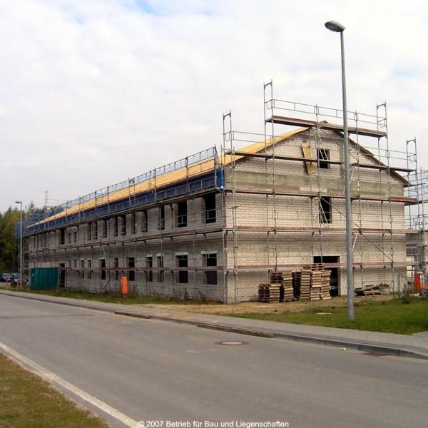 Perspektive des Rohbaus © 2007 Betrieb für Bau und Liegenschaften Mecklenburg-Vorpommern