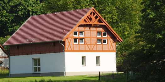 Idyllisch gelegen im UNESCO-Weltnaturerbe Serrahner Buchenwälder. © 2012 Betrieb für Bau und Liegenschaften Mecklenburg-Vorpommern