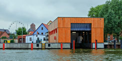 Neues Bootshaus an der Peene. © 2013 Betrieb für Bau und Liegenschaften Mecklenburg-Vorpommern
