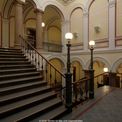 Blick in das historische Treppenhaus. © 2014 Betrieb für Bau und Liegenschaften Mecklenburg-Vorpommern
