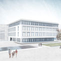 Blick auf den Neubau © 2015 Haid +Partner Architekten +Ingenieure Generalplaner