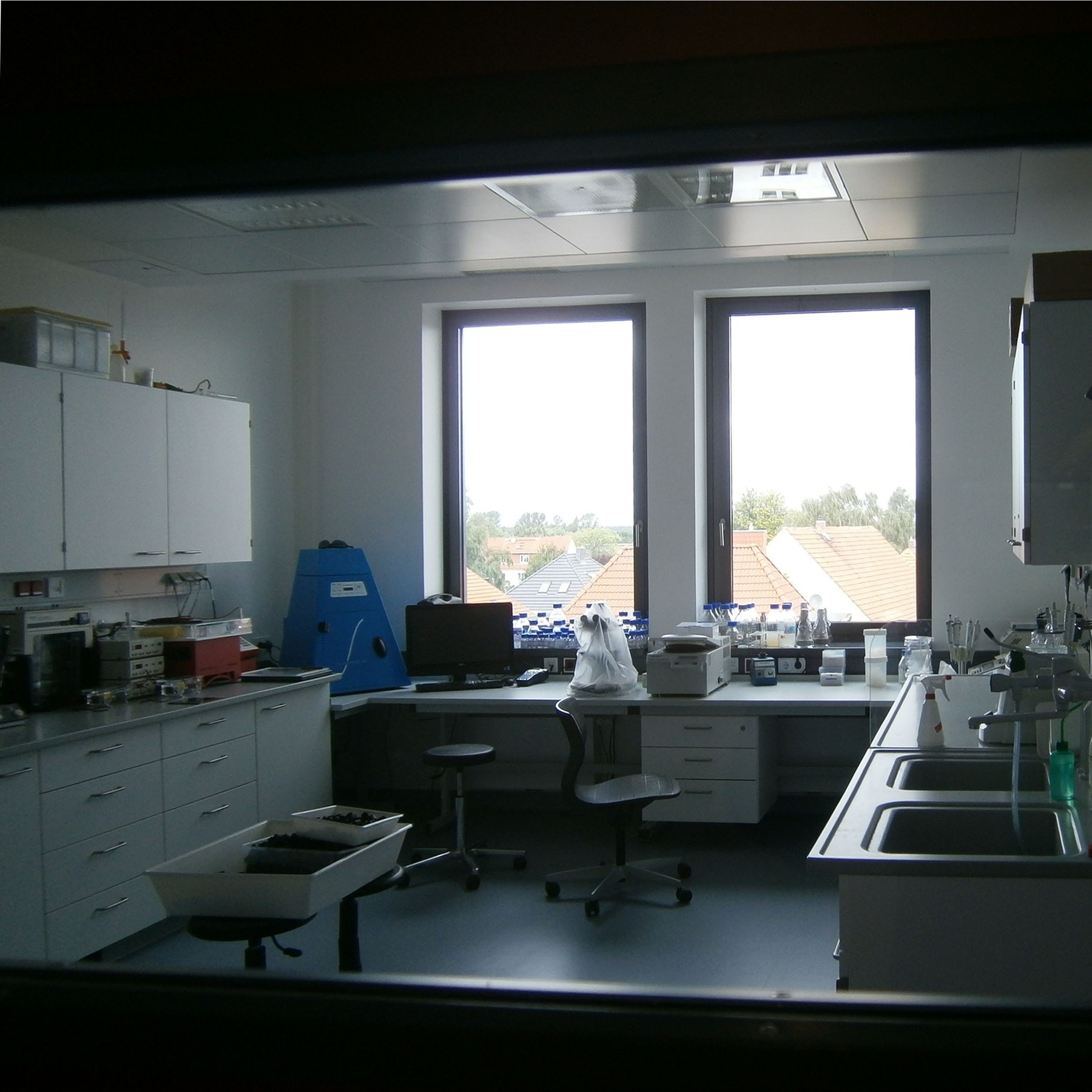 Laborraum im Obergeschoss © 2015 Betrieb für Bau und Liegenschaften Mecklenburg-Vorpommern
