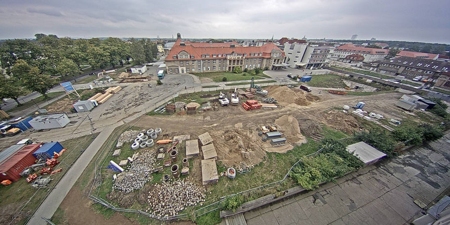 Blick auf das Baufeld auf dem Campus der Universitätsmedizin Rostock in der Schillingallee am 11. September 2015. © 2015 Betrieb für Bau und Liegenschaften Mecklenburg-Vorpommern
