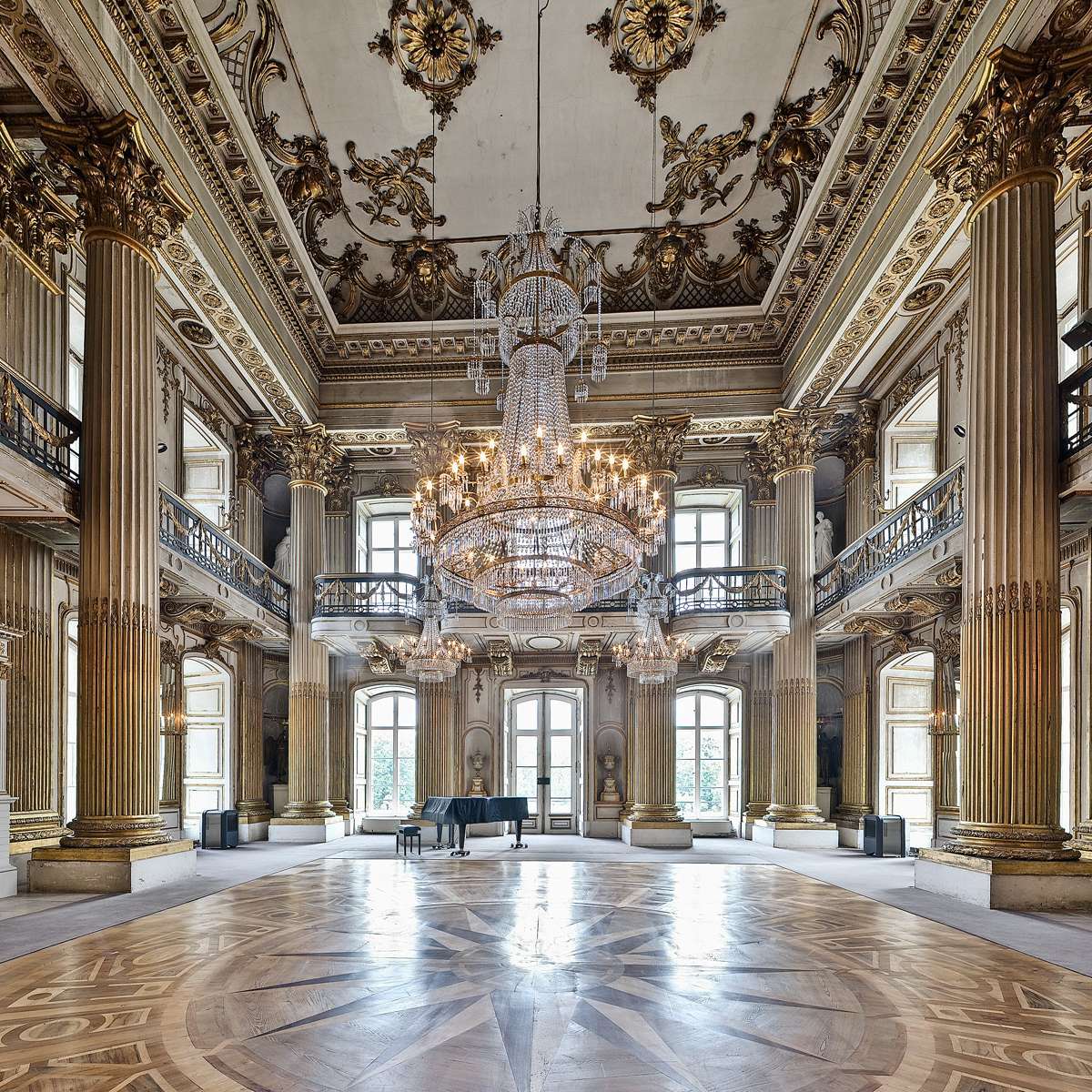 Der Goldenen Saal wird bis Ende 2024 restauriert und instandgesetzt. © 2015 Fotodesign Klose