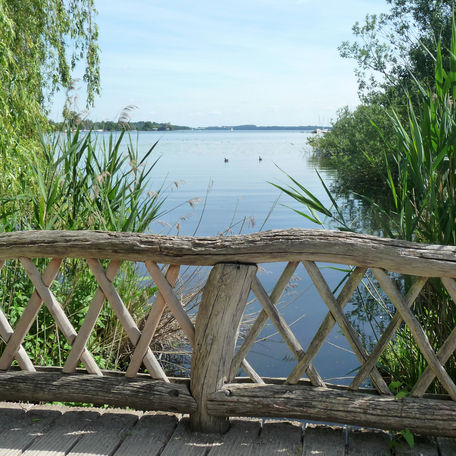 Blick auf den Schweriner See vor zwei Jahren. Die Brücke war noch in Ordnung. © 2017 Betrieb für Bau und Liegenschaften Mecklenburg-Vorpommern