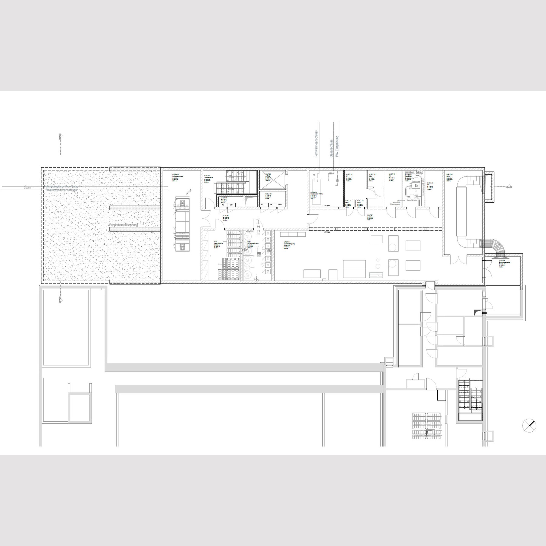 Grundriss Untergeschoss © 2017 tönis + schroeter + jansen freie architekten gmbh, Lübeck