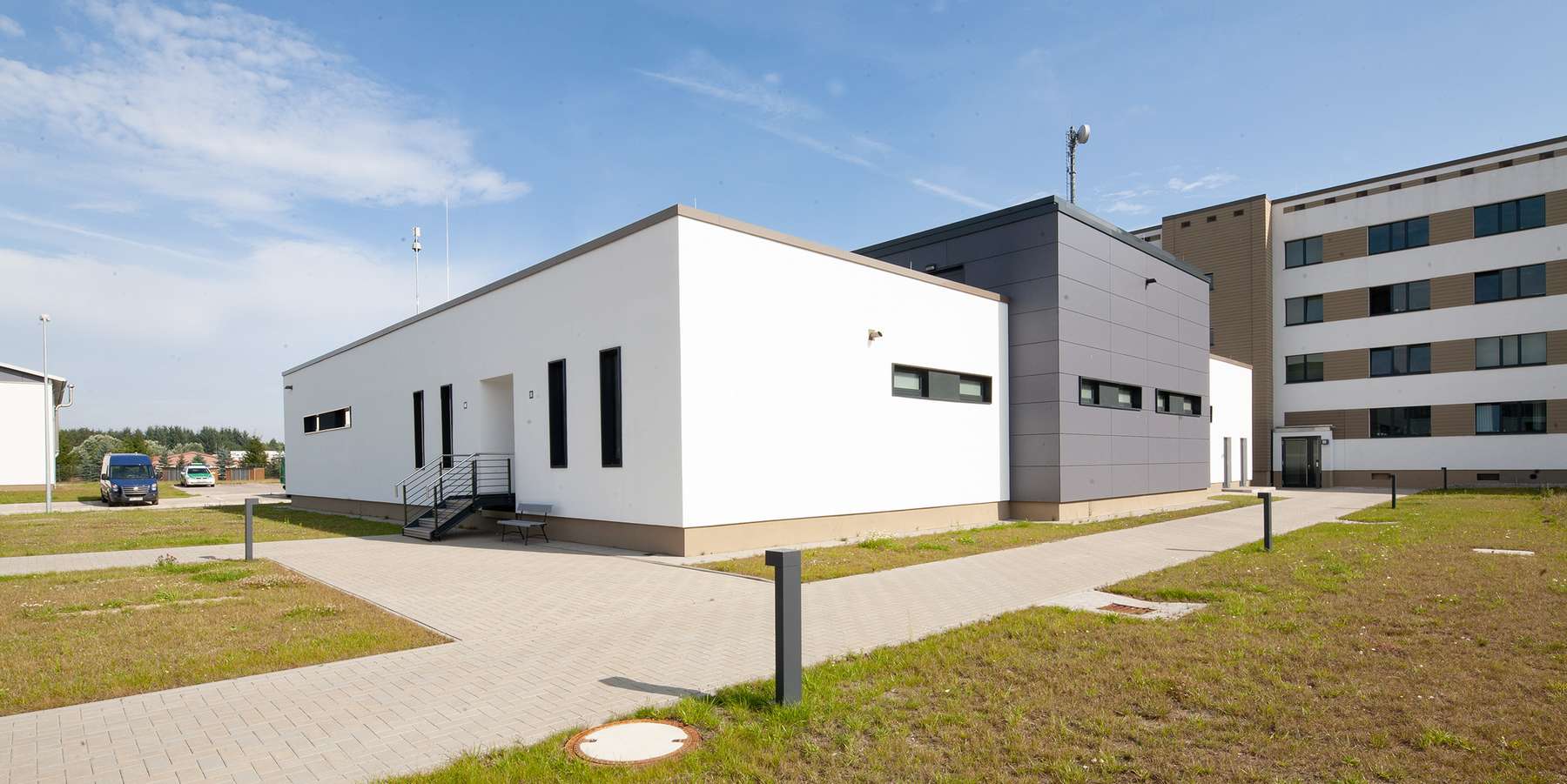 Ansicht Gebäuderückseite © 2012 Betrieb für Bau und Liegenschaften Mecklenburg-Vorpommern