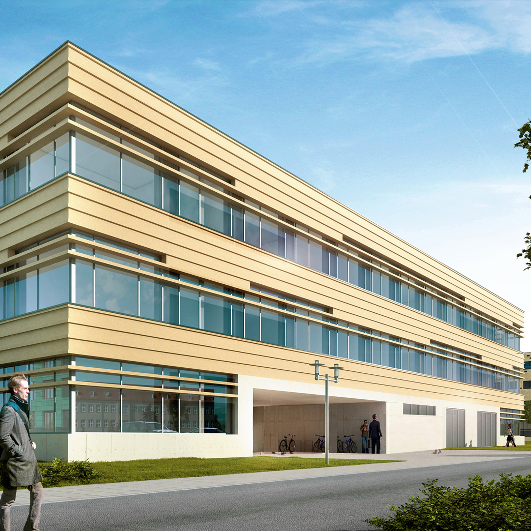 Neubau Center For Functional Genomics Of Microbes An Der Universität Greifswald Bbl Mv