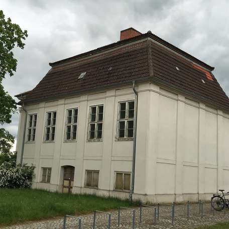 Nordwestansicht des nördlichen Kavalierhauses © 2019 Betrieb für Bau und Liegenschaften Mecklenburg-Vorpommern
