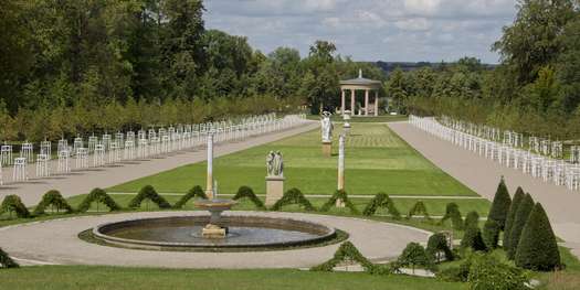Herrlich! Die barocke Mittelachse ist das Herzstück des Schlossgartens. © 2019 Betrieb für Bau und Liegenschaften Mecklenburg-Vorpommern