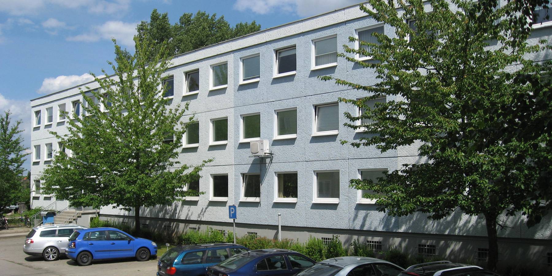 Hier, Am Gorzberg im Haus 8 ist ab 2020 das SBL Greifswald untergebracht. © 2019 Betrieb für Bau und Liegenschaften Mecklenburg-Vorpommern