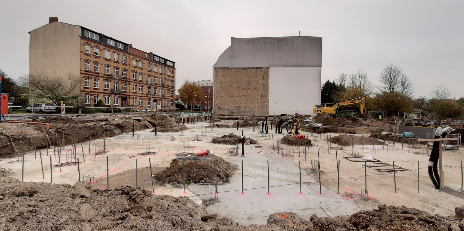 November 2020 - Fertigstellung der Bodenplatte © 2020 SBL Greifswald