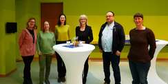 Bauen gerne zusammen: SBL Rostock und IOW (Frau Dobbert, Frau Paetrow, Frau Botezatu, Frau Blabusch, Herr Klingner, Frau Topp) © 2022 SBL Rostock
