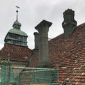 Dachaufsicht mit Turm und Schornsteinen © 2022 SBL Schwerin
