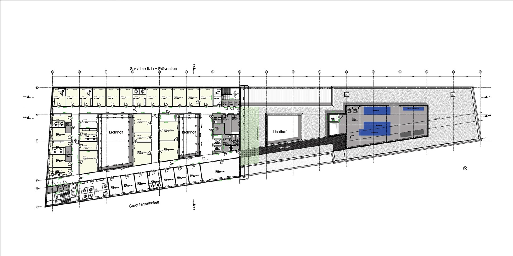 Grundriss 4. Obergeschoss © 2022 MHB Architekten + Ingenieure GmbH, Rostock