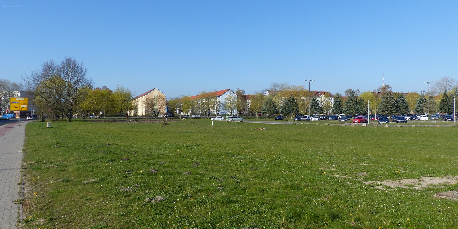 Blick auf das Baufeld für den Forschungsbau CM © 2022 SBL Greifswald