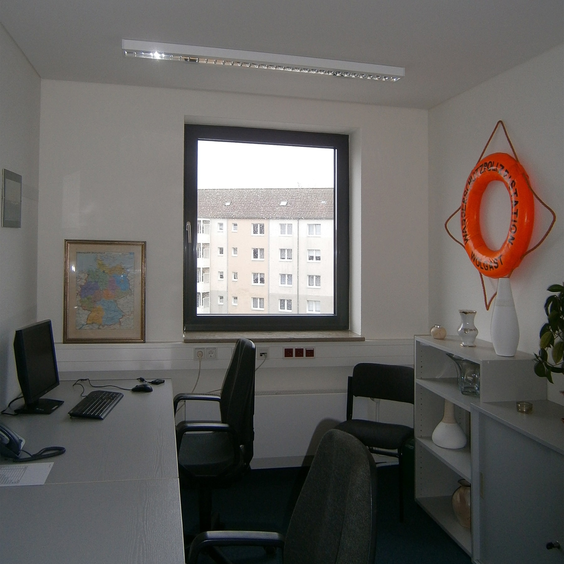 Blick in einen Büroraum der WSPI © 2013 Betrieb für Bau und Liegenschaften Mecklenburg-Vorpommern