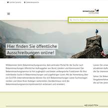 Screenshot eForms - Dezember 2023 © 2023 BMI - oeffentlichevergabe.de