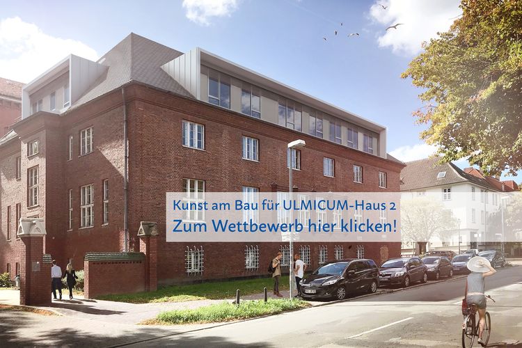 Wettbewerb Kunst-am-Bau das Haus 2 auf dem Gelände der Universität Rostock – ULMICUM ©SBL Rostock