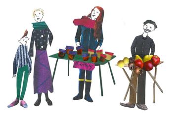 Ihren Honig verkauft Tante Ida gerne am Bauernmarkt. © Lara Reinbacher