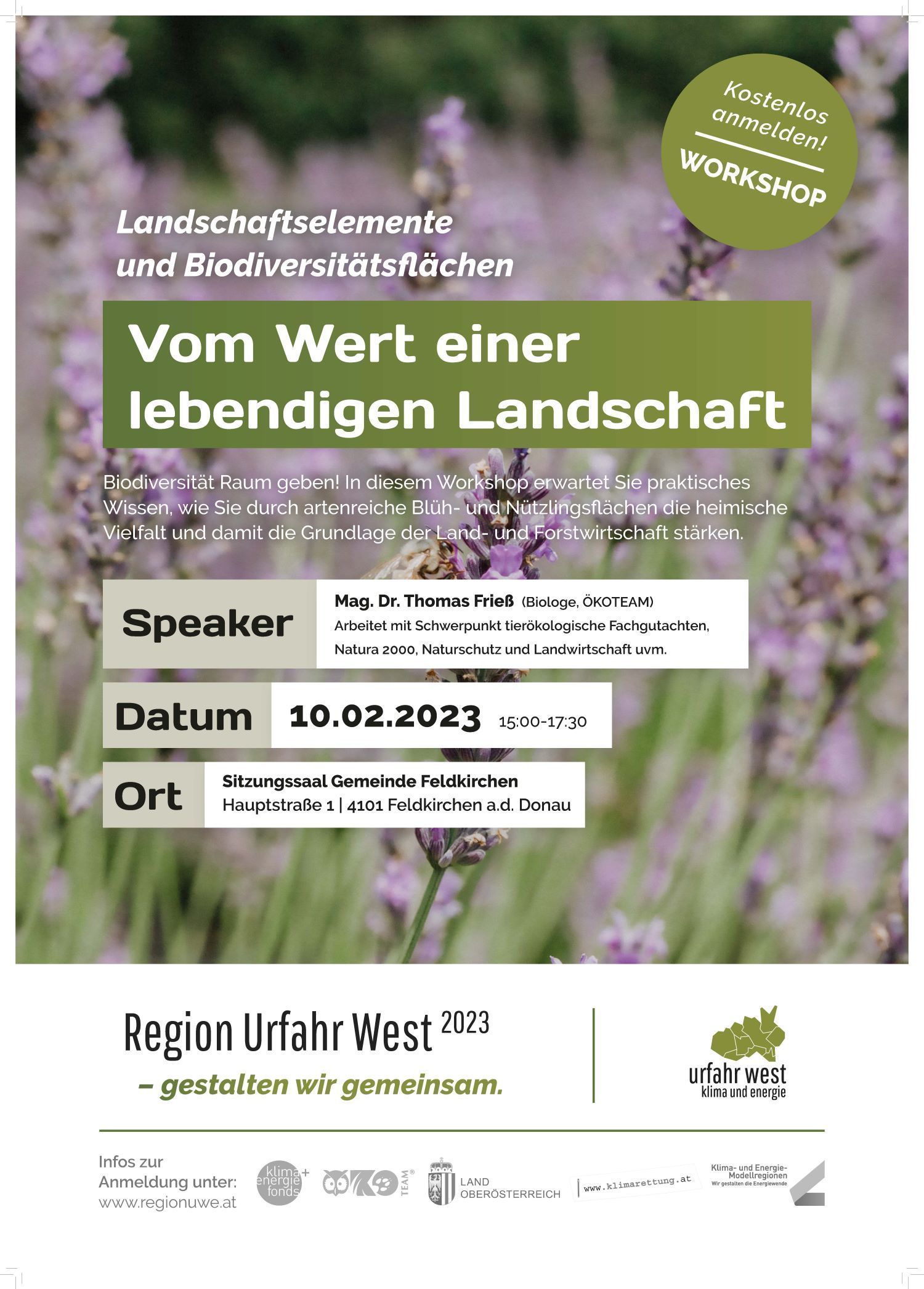 Workshop - Vom Wert einer lebendigen Landschaft