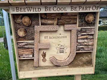 Bienennisthilfe der Feuerwehrjugend Achenlohe.jpg Bienennisthilfe der Feuerwehrjugend Achenlohe.jpg