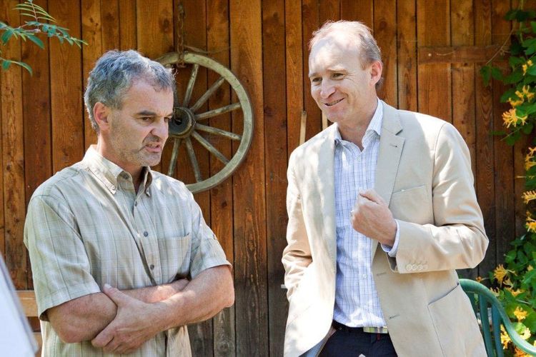 Pflegeeinrichtung Adelwöhrerhof | Landwirt Johann Steiner und Robert Fitzthum Kammerdirektor LK Wien.jpg  Pflegeeinrichtung Adelwöhrerhof | Landwirt Johann Steiner und Robert Fitzthum Kammerdirektor LK Wien.jpg