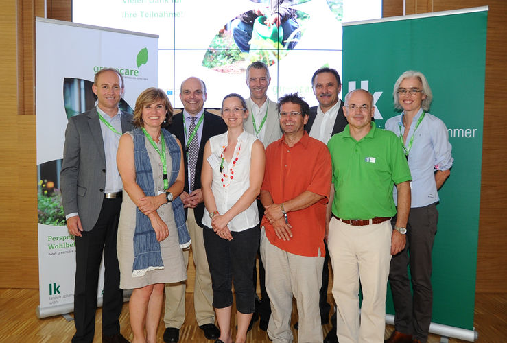 Einige Vortragende im Festsaal.jpg © Green Care Team Einige Vortragende im Festsaal.jpg © Green Care Team