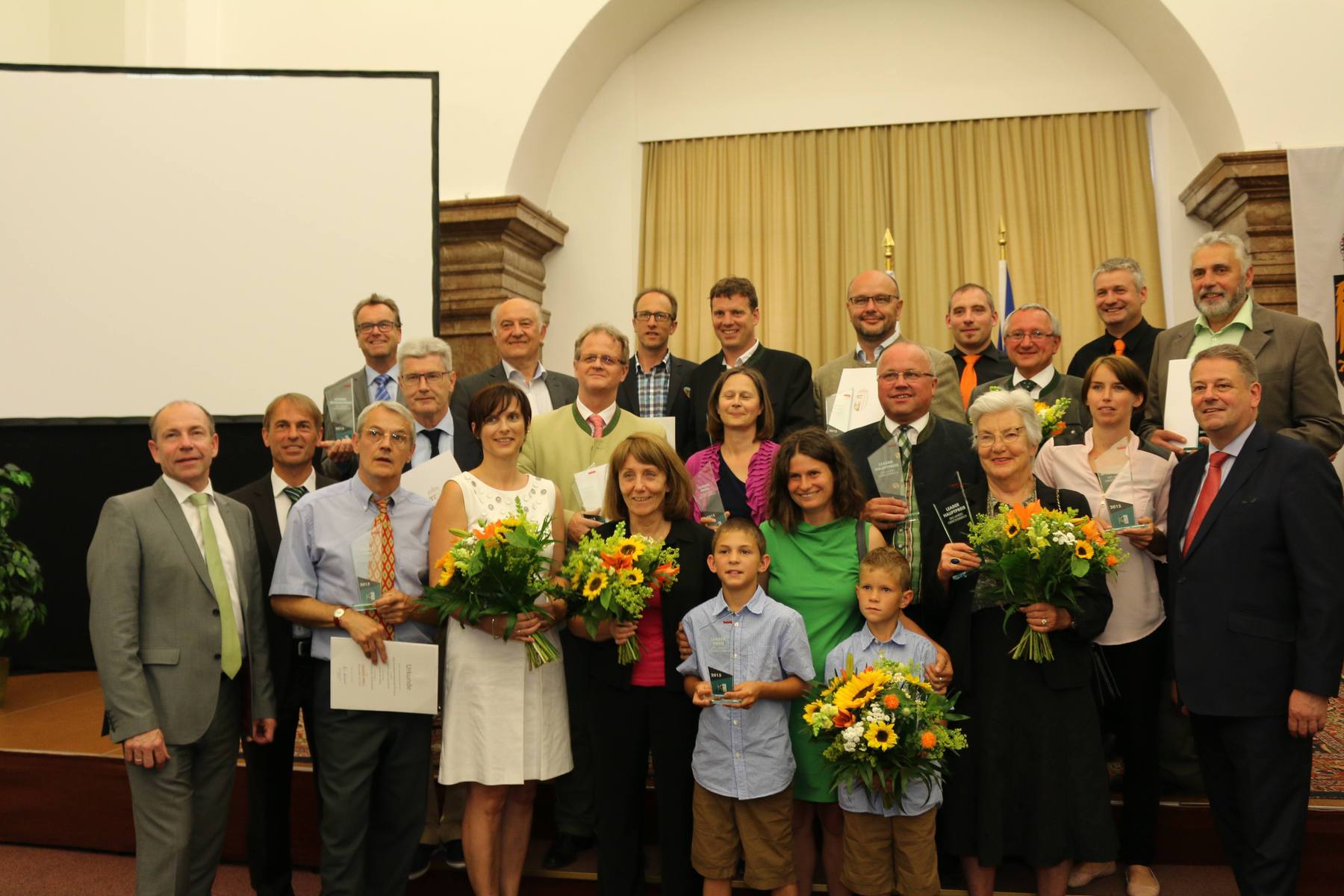 Die LEADER-Preisträger 2015 Die LEADER-Preisträger 2015