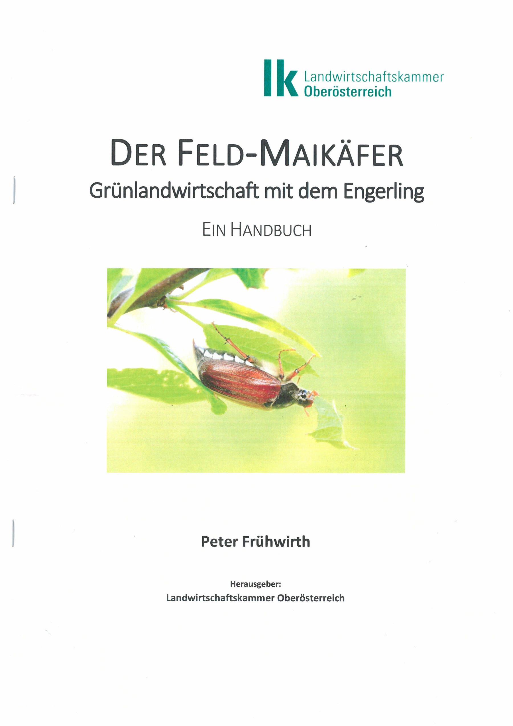 Titelseite Handbuch Feld-Maikäfer