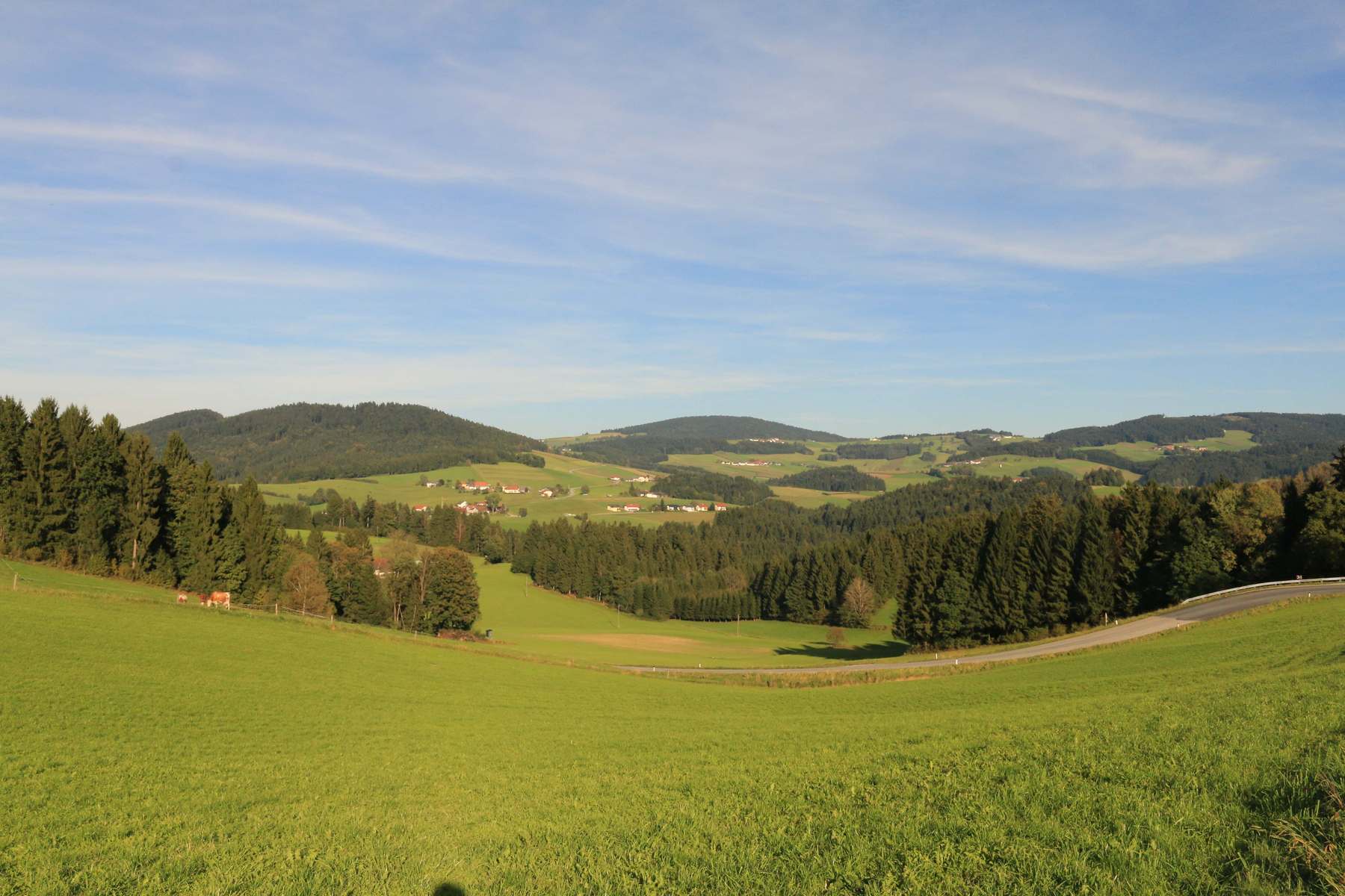 Herbstlandschaft Ameisberg Pfarrwald Herbstlandschaft Ameisberg Pfarrwald