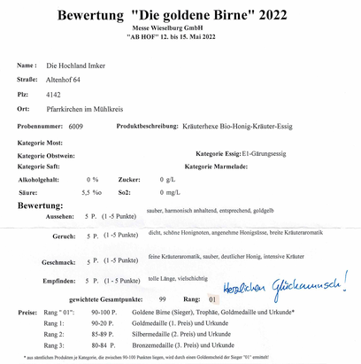 Bewertung der Jury Bewertung der Jury