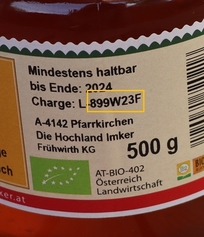 Chargennummer für spurnienen.at Chargennummer für spurnienen.at