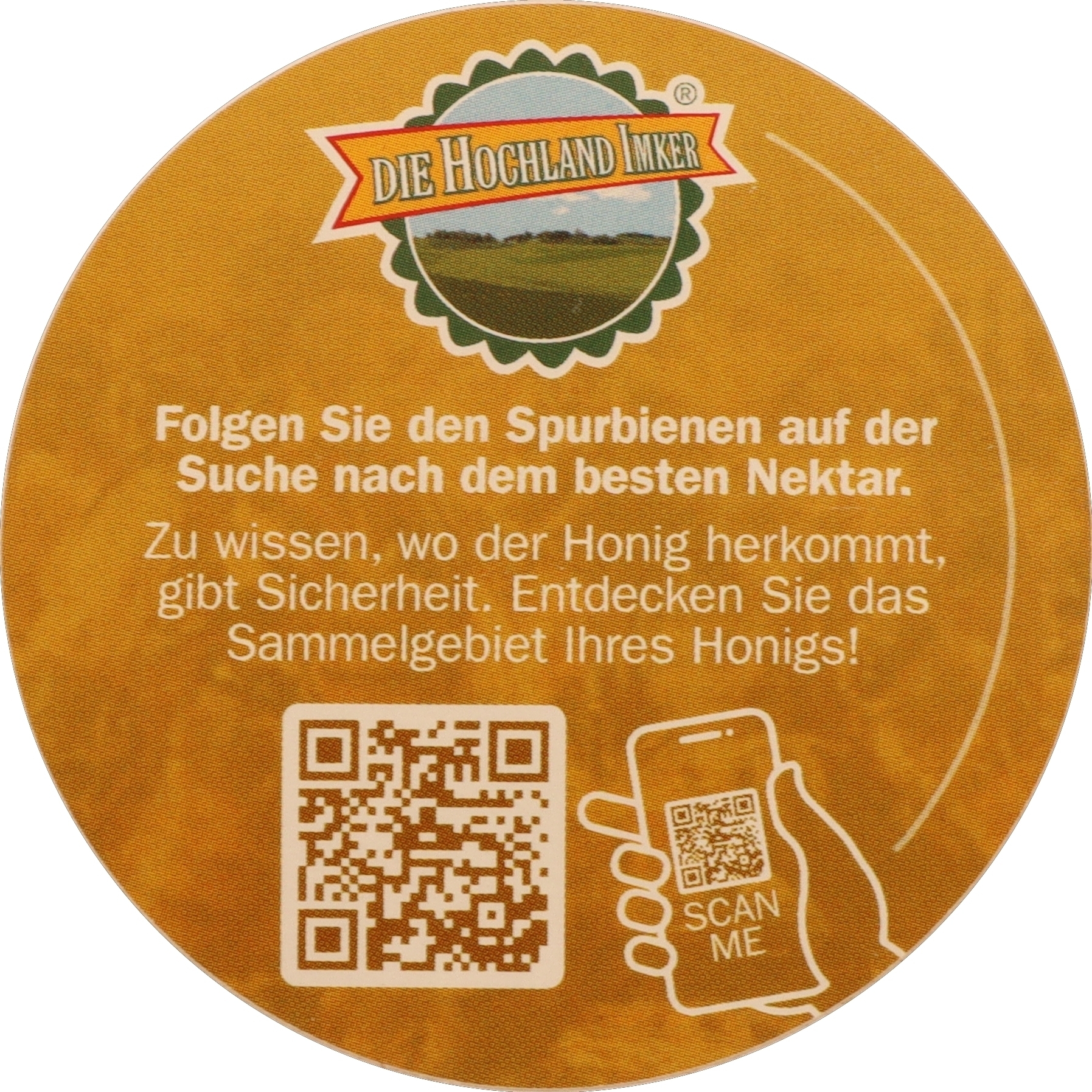 Die spurbienen.at Deckeletikette Die spurbienen.at Deckeletikette