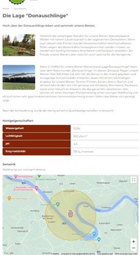 Information zur Honig Lage Donauschlinge auf spurbienen.at