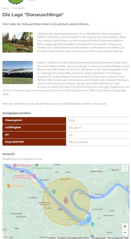 Information zur Honig Lage Donauschlinge auf spurbienen.at Information zur Honig Lage Donauschlinge auf spurbienen.at