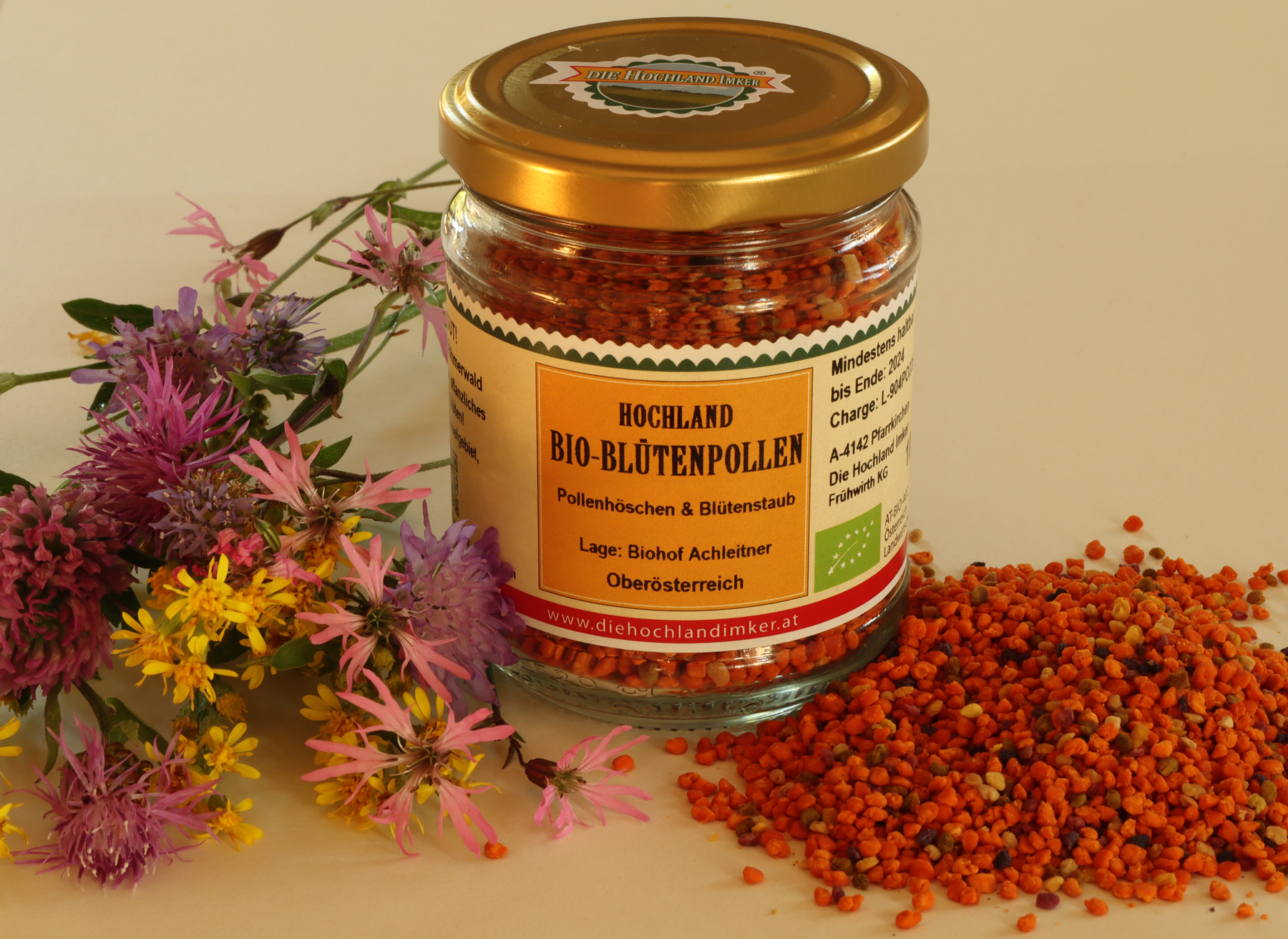 Bio-Blütenpollen der Hochland Imker Bio-Blütenpollen der Hochland Imker
