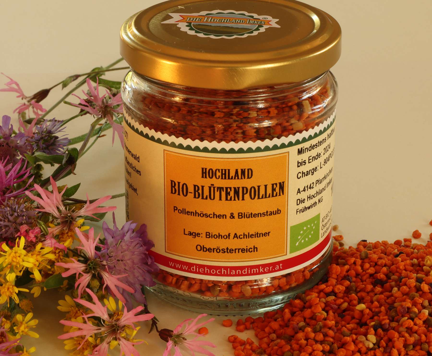 Bio-Blütenpollen der Hochland Imker