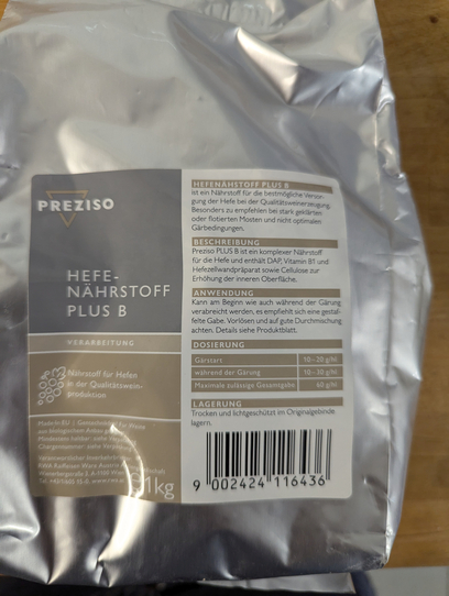 Hefenährstoff Plus B Hefenährstoff Plus B