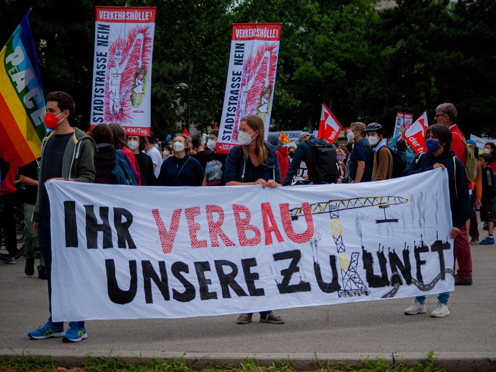 © FFF Wien / "Ihr verbaut unsere Zukunft"