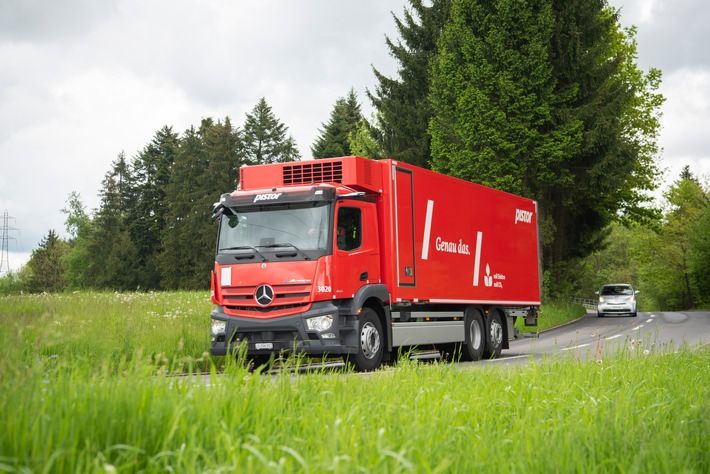 ©  Pistor Holding Genossenschaft / EIner der Elektro–Lastwagen