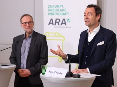 © ARA Altstoff Recycling Austria AG/APA–Fotoservice/Schedl /Pressegespräch in Wien
