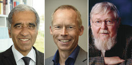 © Die Träger des Deutschen Umweltpreises 2015 der DBU (v.l.): Prof. Dr. Mojib Latif, Prof. Dr. Johan Rockström und Ehrenpreisträger Prof. em. Dr. Michael Succow.