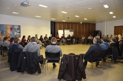 © Energieinstitut Vorarlberg / Reger Austausch beim e5–Themenforum
