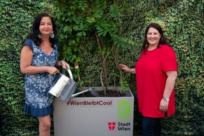 © David Bohmann  PID / Stadträtin Ulli Sima und Stadträtin Kathrin Gaal sagen Hitzeinseln in Wien den Kampf an.