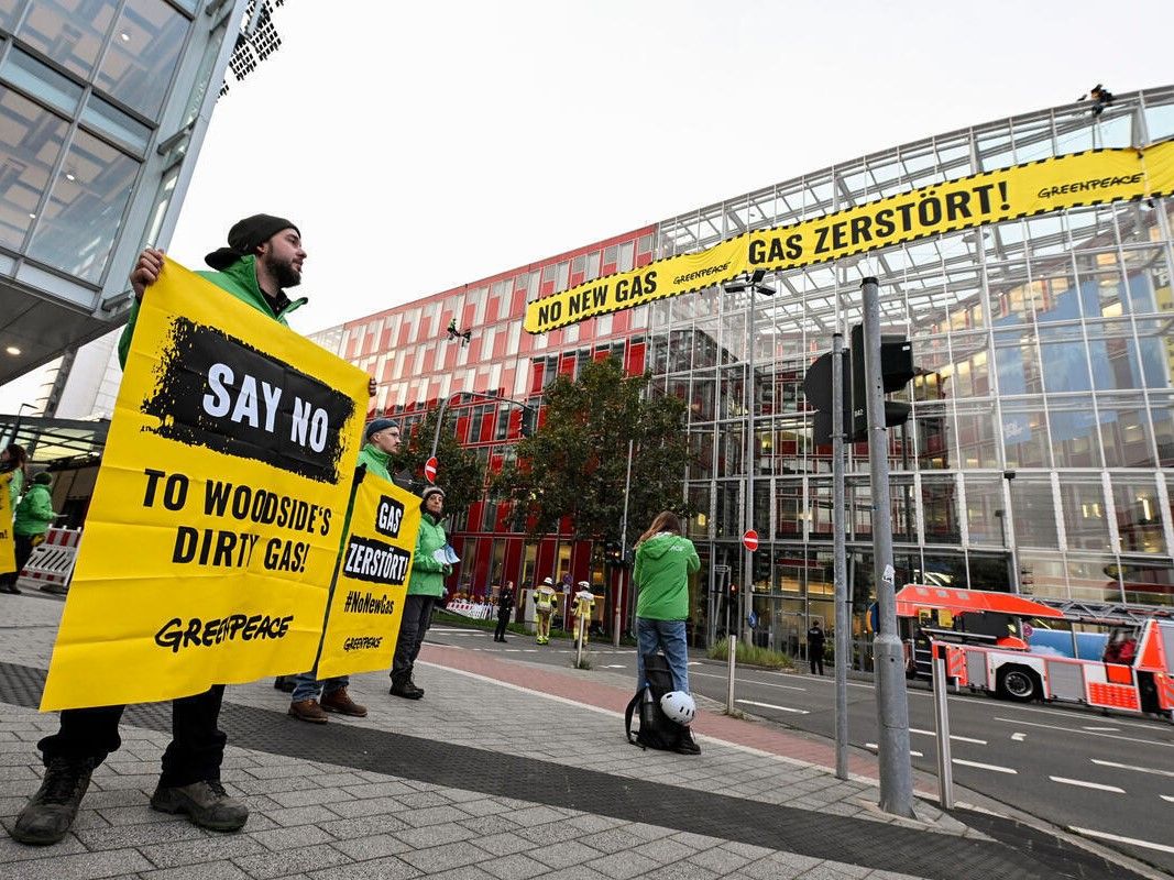 © Greenpeace D / Demo in Düsseldorf