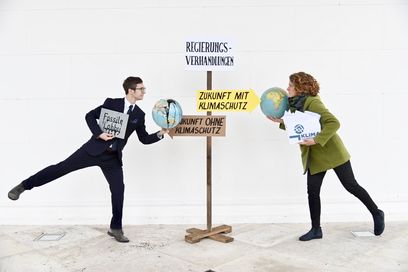 © Julia Pabst/Klimavolksbegehren  / Handeln ist ein Muss, so die Vertreter und Vertreterinnen des Klimavolksbegehrens