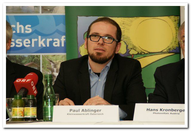 © oekonews W.J.Pucher / Ablinger: .."Nicht nur der Ausbau sondern auch der Bestand der Kleinwasserkraft, die immerhin 10 Prozent des Österreichischen Strombedarfs ausmacht, ist massiv gefährdet"