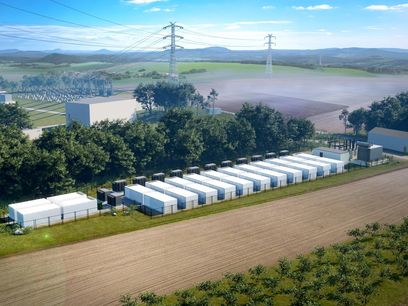 © Kyon Energy / Das geplante Speicherprojekt